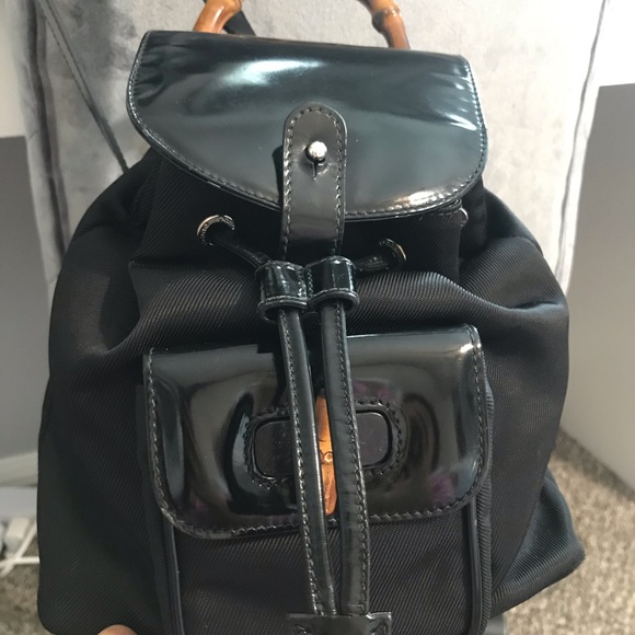 gucci bamboo mini backpack